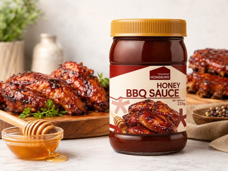 இனிப்பு நிறைந்த தேன் BBQ சாஸ்